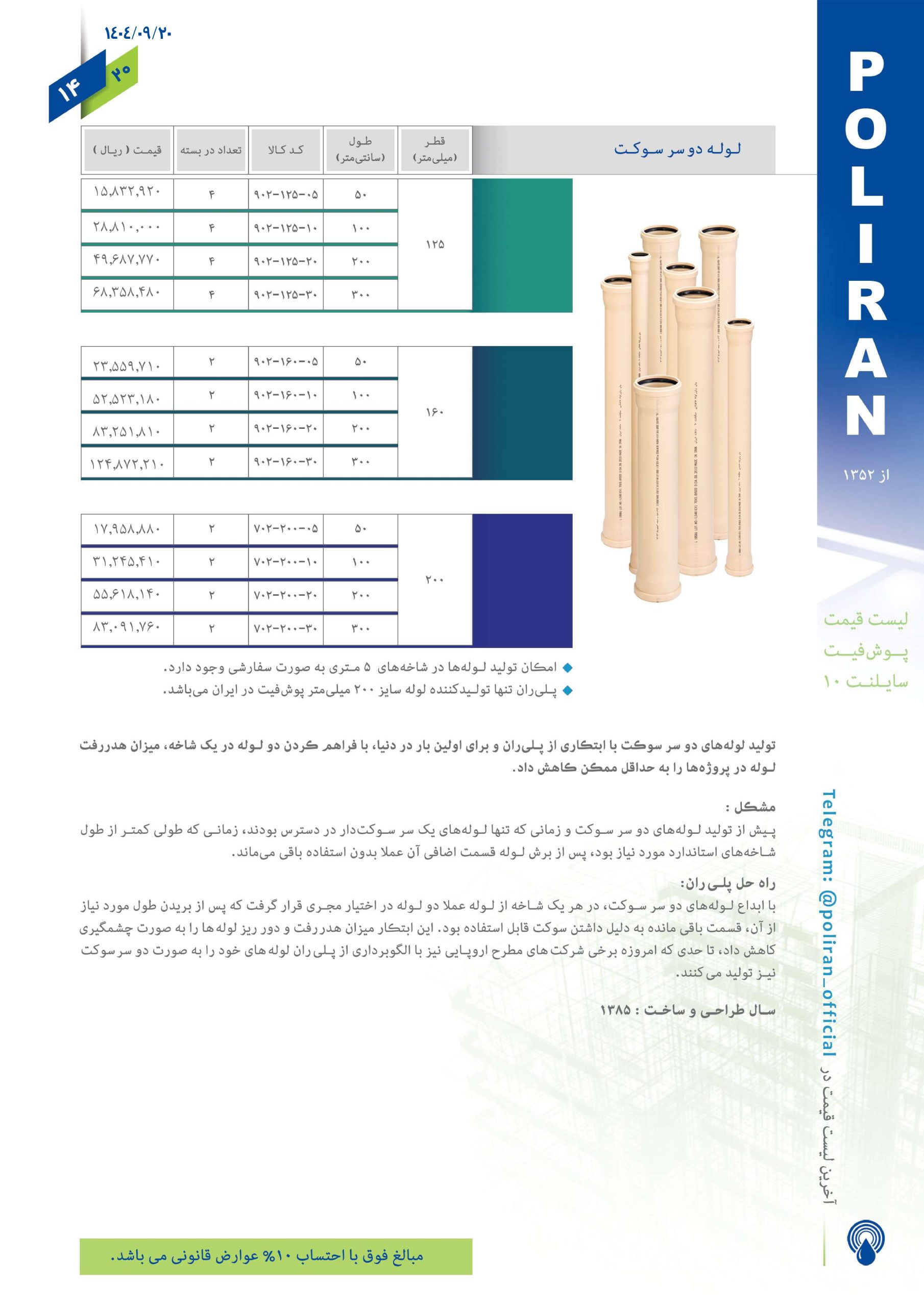 پوش فیت سایلنت پلی ران اتصال