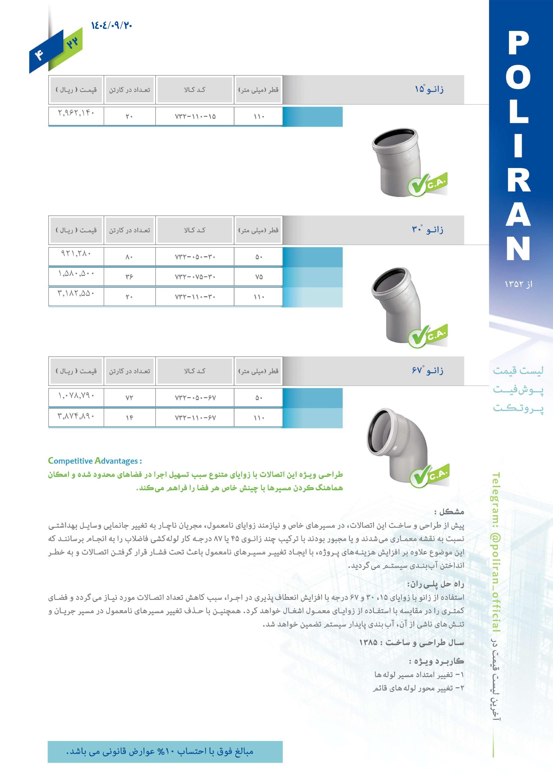 پوش فیت پروتکت پلی ران اتصال