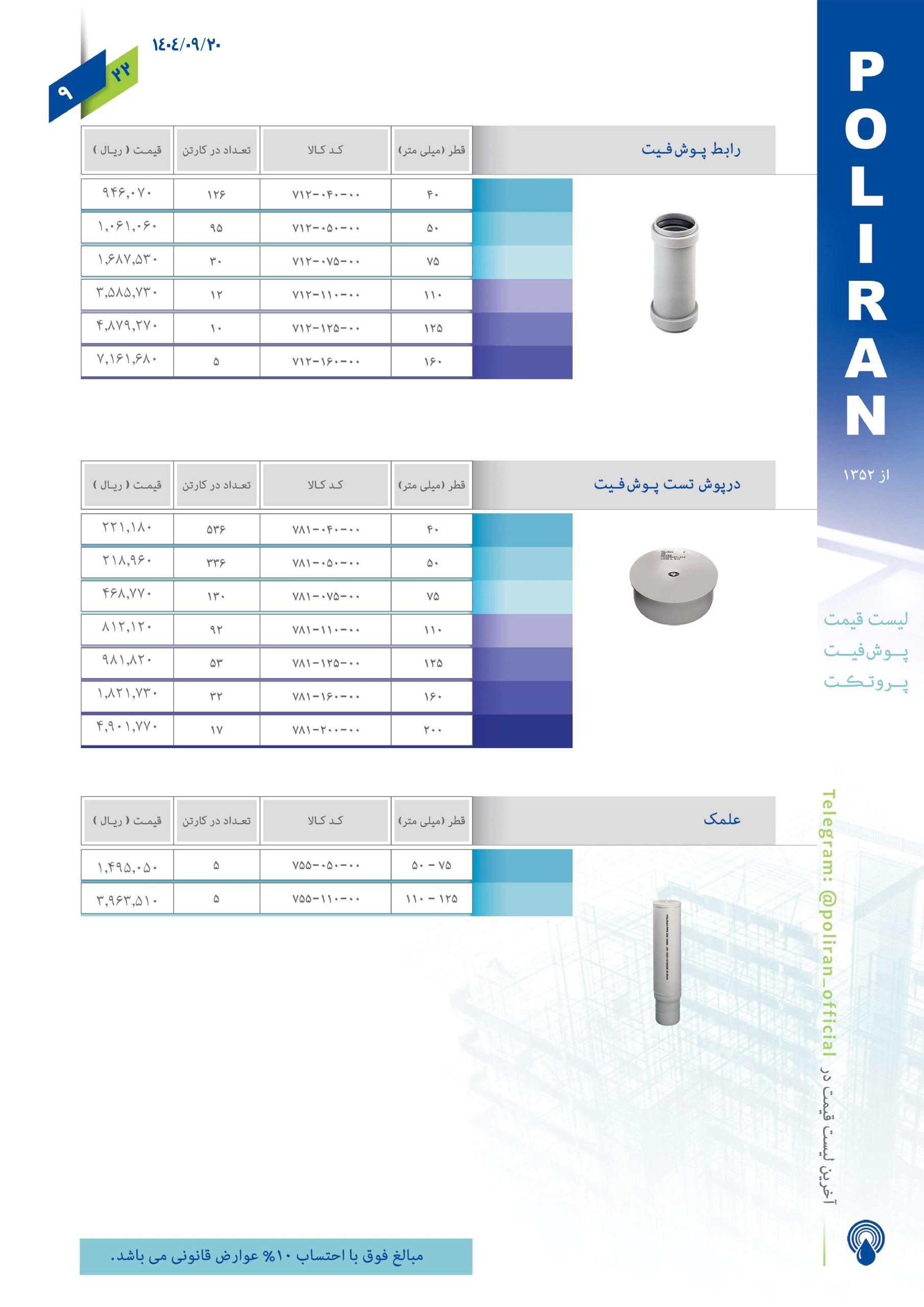 پوش فیت پروتکت پلی ران اتصال