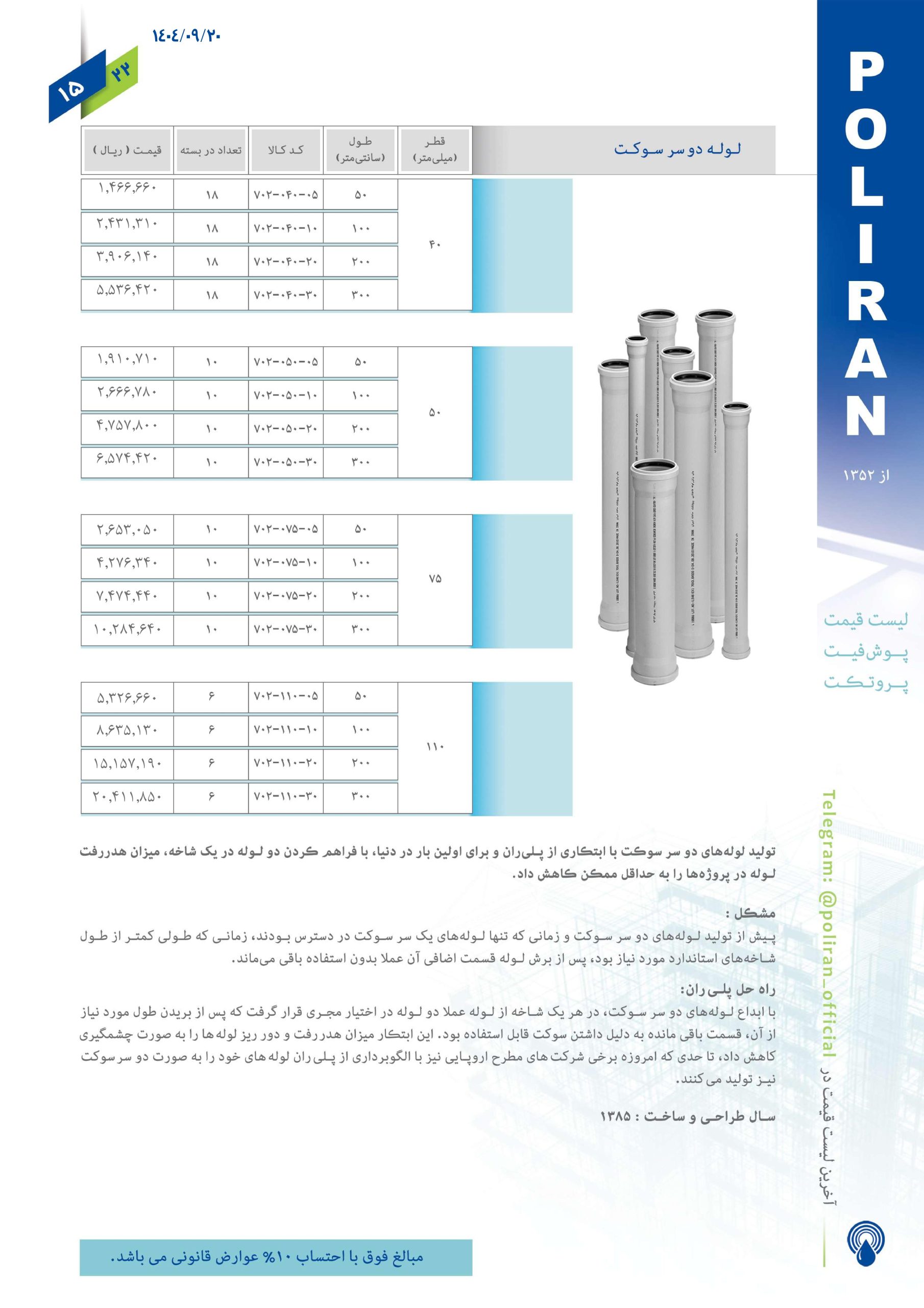 پوش فیت پروتکت پلی ران اتصال
